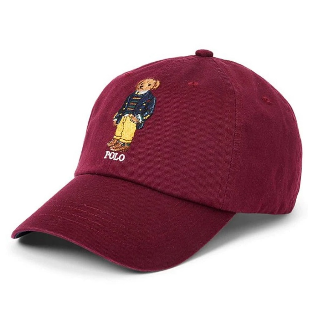 Ralph Lauren burgundy polo hat